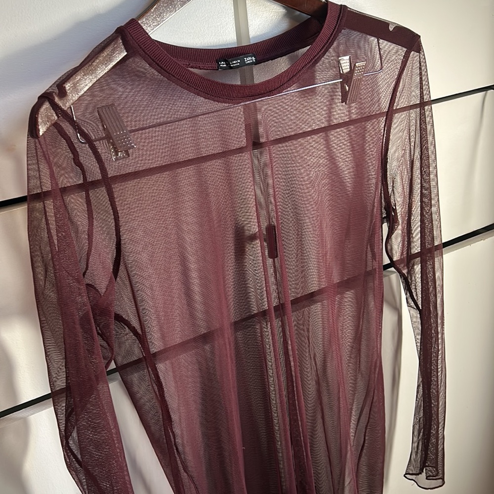 Sheer Dress overlay
